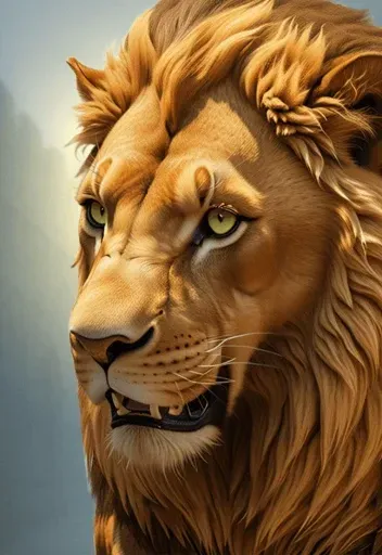 Thracian Lion Portrait